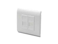 Accessories for telecommunications cabinets and racks ASSMANN Electronic DN-93802. Socket type: RJ-45. Product colour: White. Width: 80 mm, Height: 80 mm