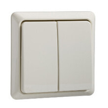 Sockets, switches and frames Schneider Electric 511500, White, Thermoplastic, IP20, 10 A, 80 mm, 80 mm