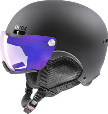 Snowboard Helmets uvex Unisex-adult, hlmt 500 visor V ski helmet
