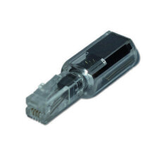 Tips, Sleeves, Ppe, Zpo MediaRange MRCS305. Connector(s): RJ-11, Product colour: Black,Transparent, Connector gender: Male