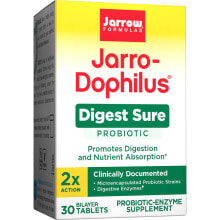 Prebiotics And Probiotics Jarrow Formulas Jarro-Dophilus Digest Sure Probiotic -- 30 Bilayer Tablets