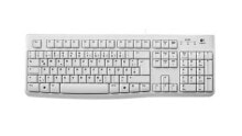 Keyboards Logitech K120 keyboard USB QWERTZ German White