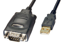 Cables & Interconnects Lindy USB -> Serial Converter - 9 Way (RS-485), 1m USB cable Black