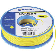 Cables or Connectors for Audio and Video Equipment Conrad 1570376. Connector type: Solid tip, Product colour: Yellow, Purpose: Breadboard