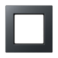 Sockets, switches and frames JUNG AC 581 BF ANM. Product colour: Black, Material: Thermoplastic. Width: 87 mm, Height: 87 mm
