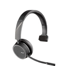 Headphones POLY 4210 Office Headset Head-band Bluetooth Black