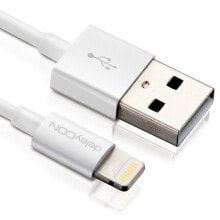 Charging Cables deleyCON USB - Lightning 0.15 m White