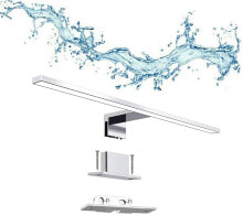 For the bathroom Erwey 2 in 1 LED Mirror Light IP44 Bathroom Light LED Bathroom Lamp Make-Up Light 230 V Cabinet Light Mirror Cabinet Wall Light