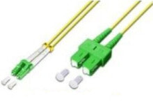Cable channels Lightwin LC/APC-SC/APC OS2 2m fibre optic cable SC/APC Yellow