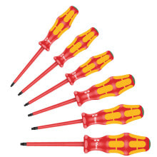 Screwdriver Kits Wera 167 i/6. Handle colour: Red/Yellow, Case colour: Red