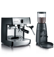 Coffee makers and coffee machines Graef pivalla SET Espresso machine 2.5 L