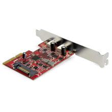 Network Cards and Adapters StarTech.com 2-port 10Gbps USB C PCIe Card - USB 3.1 Gen 2 Type-C PCI Express Host Controller Add-On Card - Expansion Card - USB 3.2 Gen 2x1 PCIe Adapter 15W/port - Windows, macOS, Linux