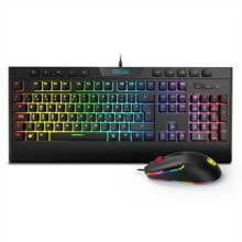 Keyboards and Mouse Kits Игровые клавиатура и мышь Krom KALYOS RGB