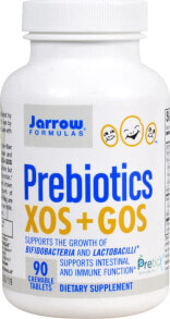 Prebiotics And Probiotics Jarrow Formulas Prebiotics XOS Plus GOS -- 90 Chewable Tablets