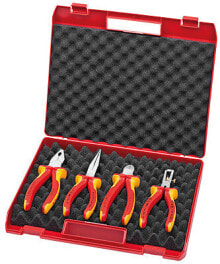 Tool kits and accessories Knipex 00 20 15. Type: Pliers set, Handle colour: Red/Yellow. Weight: 1.43 kg
