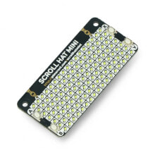 Accessories And Spare Parts For Microcomputers Scroll HAT Mini - 17x7 LED matrix - HAT for Raspberry Pi - Pimoroni PIM491