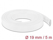 Wires, cables DeLOCK 20695, White, Polyester, -40 - 125 °C, 1 pc(s), 94V-2, VW-1, China