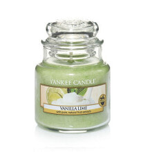 Aroma Diffusers And Scented Candles  Ароматическая свеча Classic small Vanilla Lime 104 г