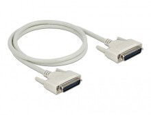 Cables or Connectors for Audio and Video Equipment DeLOCK 84172 serial cable Beige 1 m D-Sub 25 Pin