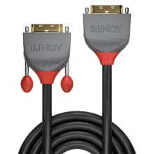 Cables & Interconnects Lindy 36232 DVI cable 2 m DVI-D DVI-I Black