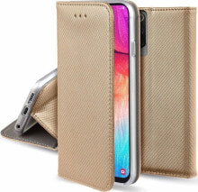 Smartphone Cases etui XIAOMI REDMI 9T portfel z klapką Flip Magnet złote