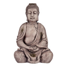 Garden Statues Декоративная фигурка для сада Будда Серый полистоун (25 x 50,5 x 32,5 cm)