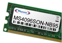 Memory Memory Solution MS4096SON-NB95. Component for: Notebook, Internal memory: 4 GB