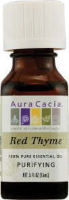 Essential Oils Aura Cacia 100% Pure Essential Oil Red Thyme -- 0.5 fl oz