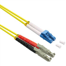 Wires, cables 21.15.9513, 3 m, LSOH, OS2, LSH/APC, LC/UPC, Yellow