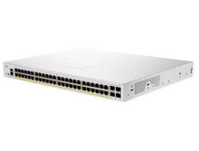 Network Equipment Models Cisco CBS250-48P-4G-EU network switch Managed L2/L3 Gigabit Ethernet (10/100/1000) Silver