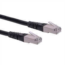 Cable channels ROLINE S/FTP (PiMF) Patch Cord, Cat.6, black 15.0m