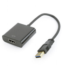 Cables & Interconnects Gembird A-USB3-HDMI-02 USB graphics adapter 1920 x 1080 pixels Black