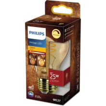 Light Bulbs PHILIPS Standard LED Birne E27 - 25W Warmwei Amber - Kompatibel mit Dimmer - Glas