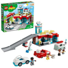 Lego LEGO 10948 DUPLO Die Garage und die Autowaschanlage Kinder ab 2 Jahren mit Schiebeautos
