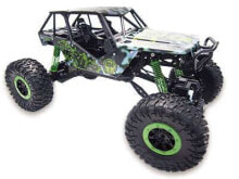 RC Cars and Motorcycles Amewi 22217, Crawler truck, Electric engine, 1:10, Ready-to-Run (RTR), Green, Crazy Crawler "Green" 4WD RTR 1:10 Rock Crawler