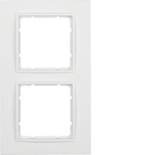 Sockets, switches and frames Berker 10126919. Product colour: White, Finish type: Glossy, Design: Screwless