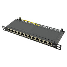 Cables & Interconnects LogiLink NP0069 patch panel 0.5U