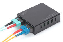Network Equipment Accessories Digitus DN-82024 network media converter 100 Mbit/s 1310 nm Multi-mode, Single-mode Black