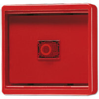 Sockets, switches and frames JUNG 661 WGL R. Product colour: Red, International Protection (IP) code: IP44