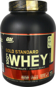 Whey Protein Optimum Nutrition Gold Standard 100% Whey Vanilla Ice Cream -- 5 lbs