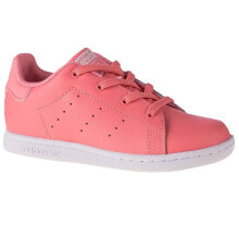 Childrens Demi-season Sneakers and Trainers for Girls adidas Stan Smith EL K EF4928 shoes