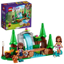 Lego LEGO Friends 41677 Wasserfall im Wald - Bauset mit Minipuppen Andrea und Olivia + Eichhrnchen-Spielzeug Kind 5 Jahre