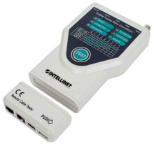 Cables or Connectors for Audio and Video Equipment Intellinet 5-in-1 Cable Tester, Tests 5 Commonly Used Network RJ45 and Computer Cables