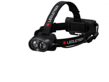 Camping Head Flashlights Led Lenser H19R Core Black Headband flashlight