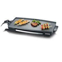 Grills, Barbecues, Smokehouses Severin KG 2397 Barbecue Tabletop Electric Black 2200 W