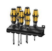 Screwdriver Kits Wera 932/918/6 Kraftform. Handle colour: Black/Yellow