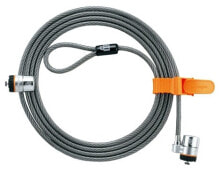 Wires, cables DELL MicroSaver Twin. Product colour: Silver, Lock type: Round key, Cable lock security features: Master Keyed