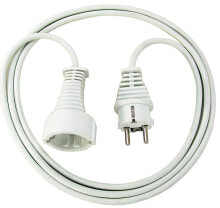 Extension cords and adapters Brennenstuhl 1168430 power cable White 3 m