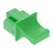 Cables & Interconnects Dust cover, for RJ45 socket, colour: green 10pcs blister