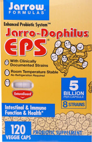 Prebiotics And Probiotics Jarrow Formulas Jarro-Dophilus EPS® -- 5 billion - 120 Capsules